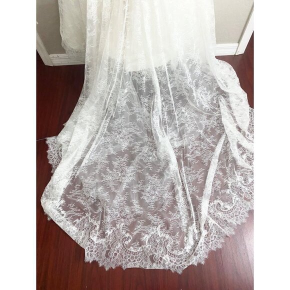 Augusta Jones Women's Jayma Strapless Lace Wedding Dress - 14 - Picture 6 of 17